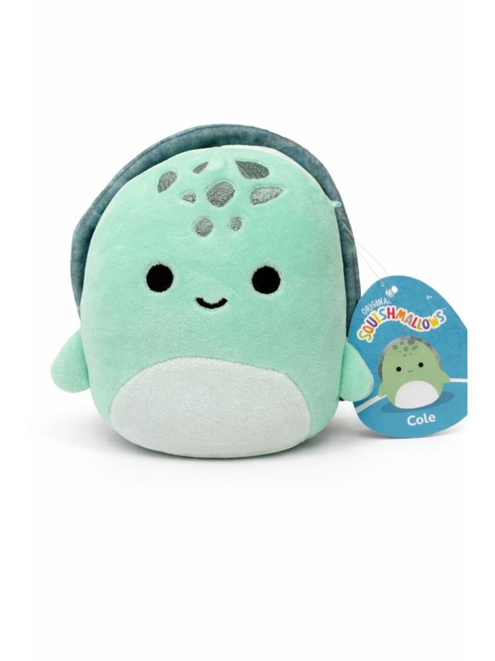Squishmallows Cole The Sea Turtle Plush 5" NEW with tags